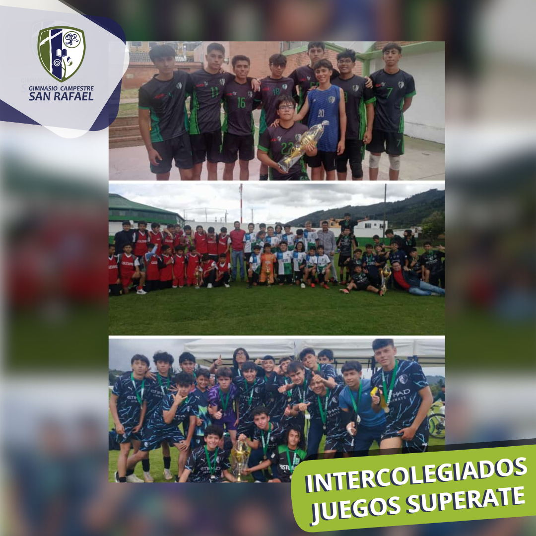 Reconocimientos Juegos Superate Intercolegiados