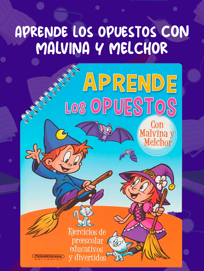 Aprende los opuestos con Malvina y Melchor image